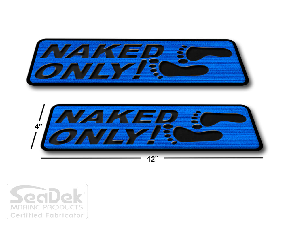 SeaDek traction pads for boats, trailers, RV steps - non-slip, dual-layer, 6mm brushed texture, stick-on adhesive.