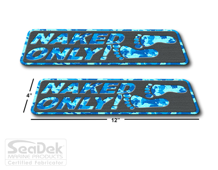 SeaDek traction pads for boats, trailers, RV steps - non-slip, dual-layer, 6mm brushed texture, stick-on adhesive.