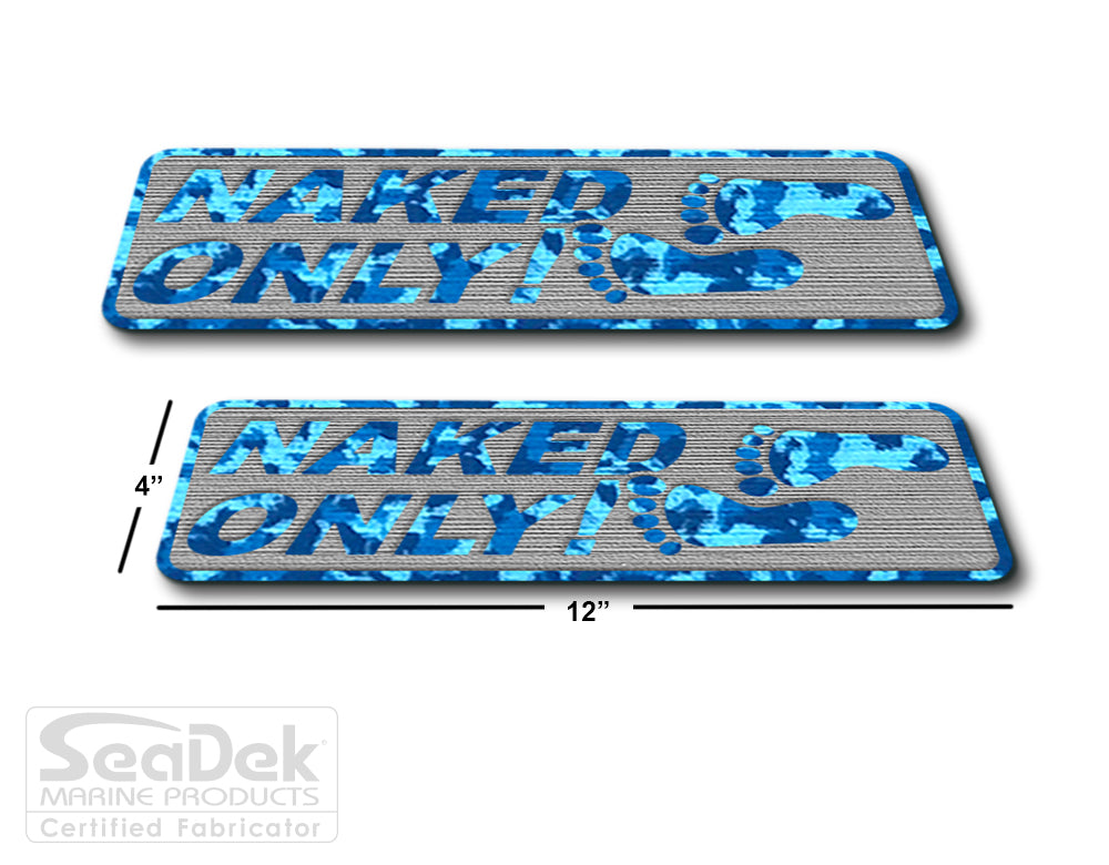 SeaDek traction pads for boats, trailers, RV steps - non-slip, dual-layer, 6mm brushed texture, stick-on adhesive.