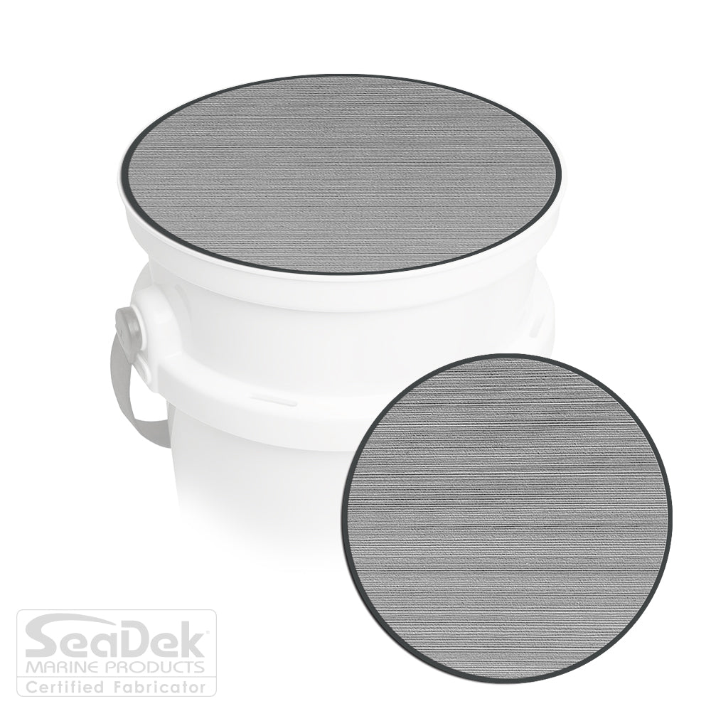 SeaDek Bucket Pad for Yeti Loadout - Cool Gray/Storm Gray