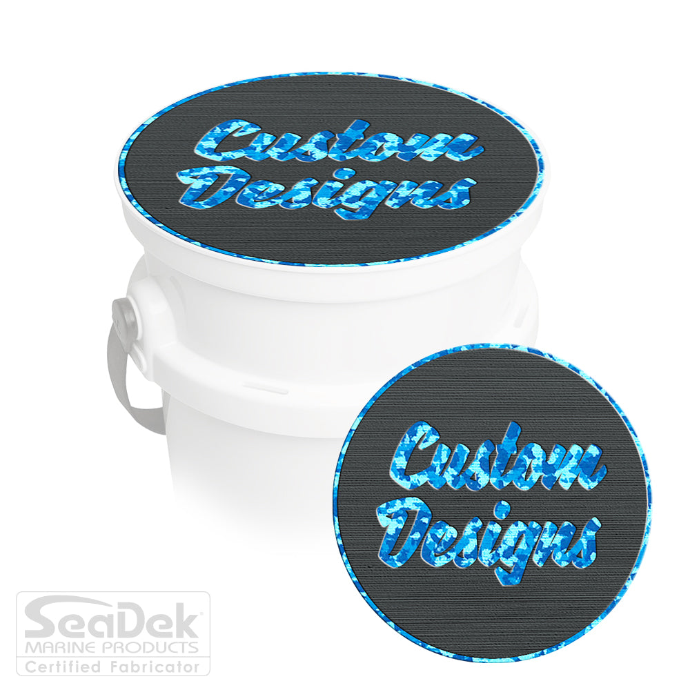 CUSTOMIZED BUCKET SEAT PAD - DG/AQ