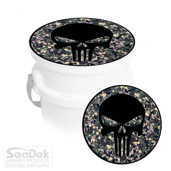 SeaDek Pad for YETI Loadout Tank Buckets Army Camo & Black
