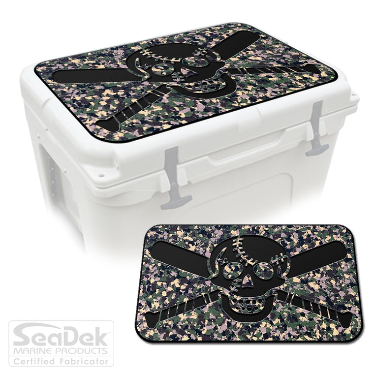SeaDek Cooler Pad Marine EVA Mat by USATuff Fits YETI RTIC ORCA Ozark Trail Traction Non-Slip Seat Pad