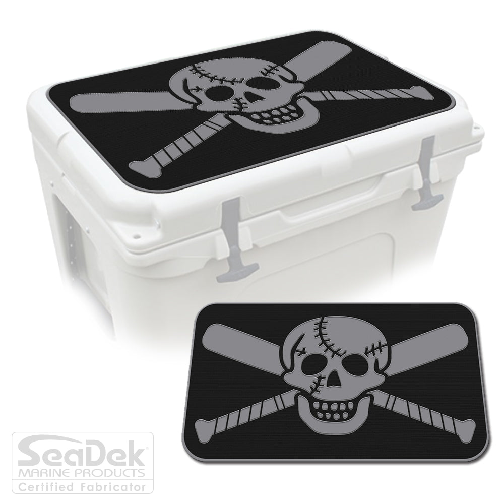 SeaDek Cooler Pad Top YETI RTIC ORCA BASEBALL SKULL