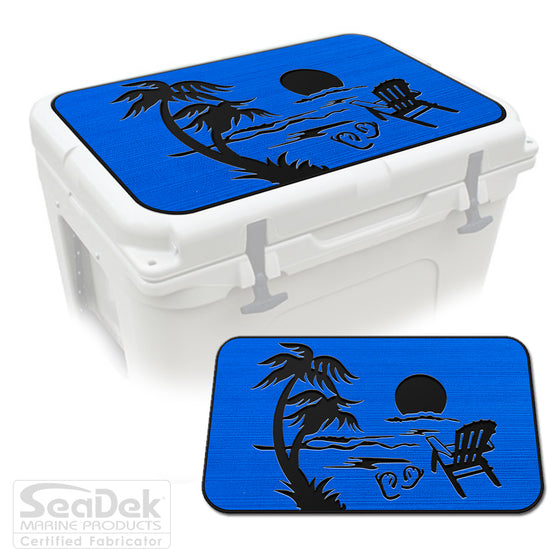 SeaDek Cooler Pad Marine EVA Mat by USATuff Fits YETI RTIC ORCA Ozark Trail Traction Non-Slip Seat Pad