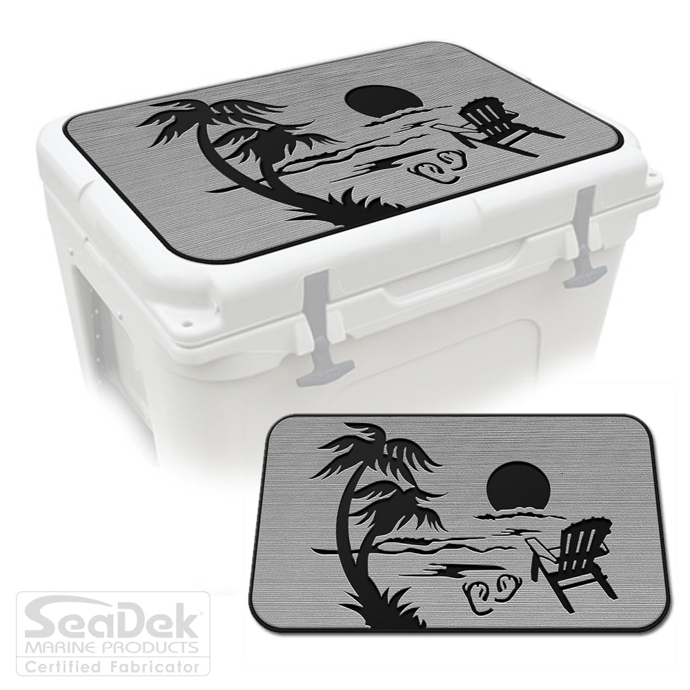 SeaDek Cooler Pad Marine EVA Mat by USATuff Fits YETI RTIC ORCA Ozark Trail Traction Non-Slip Seat Pad
