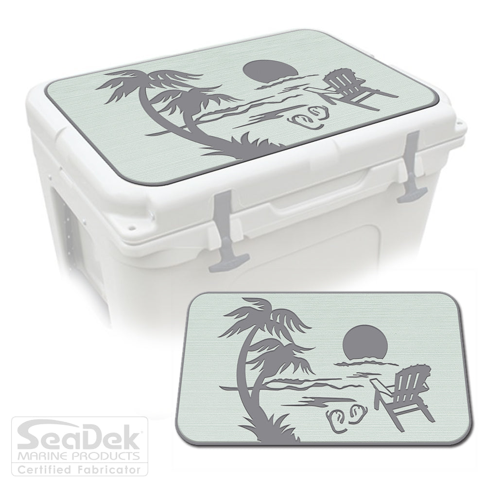 SeaDek Cooler Pad Marine EVA Mat by USATuff Fits YETI RTIC ORCA Ozark Trail Traction Non-Slip Seat Pad