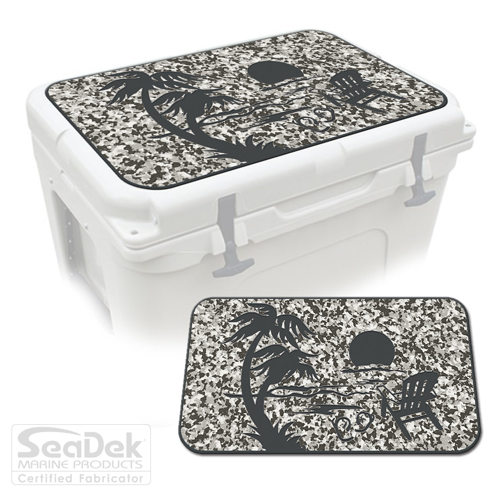 SeaDek Cooler Pad Marine EVA Mat by USATuff Fits YETI RTIC ORCA Ozark Trail Traction Non-Slip Seat Pad