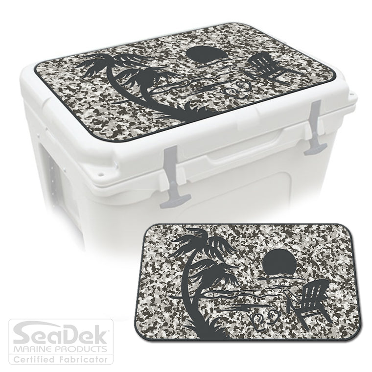 SeaDek Cooler Pad Marine EVA Mat by USATuff Fits YETI RTIC ORCA Ozark Trail Traction Non-Slip Seat Pad