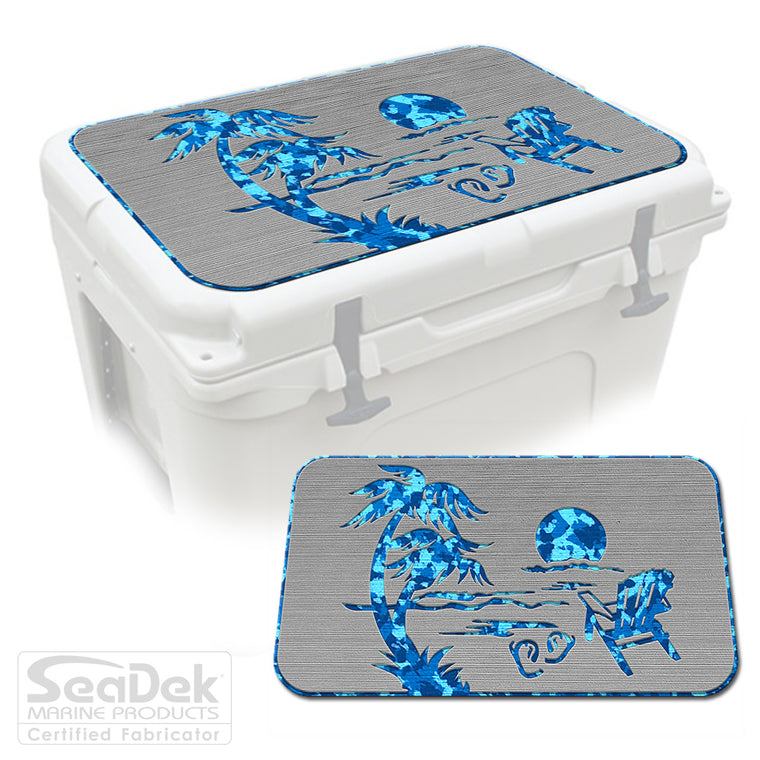 SeaDek Cooler Pad Marine EVA Mat by USATuff Fits YETI RTIC ORCA Ozark Trail Traction Non-Slip Seat Pad