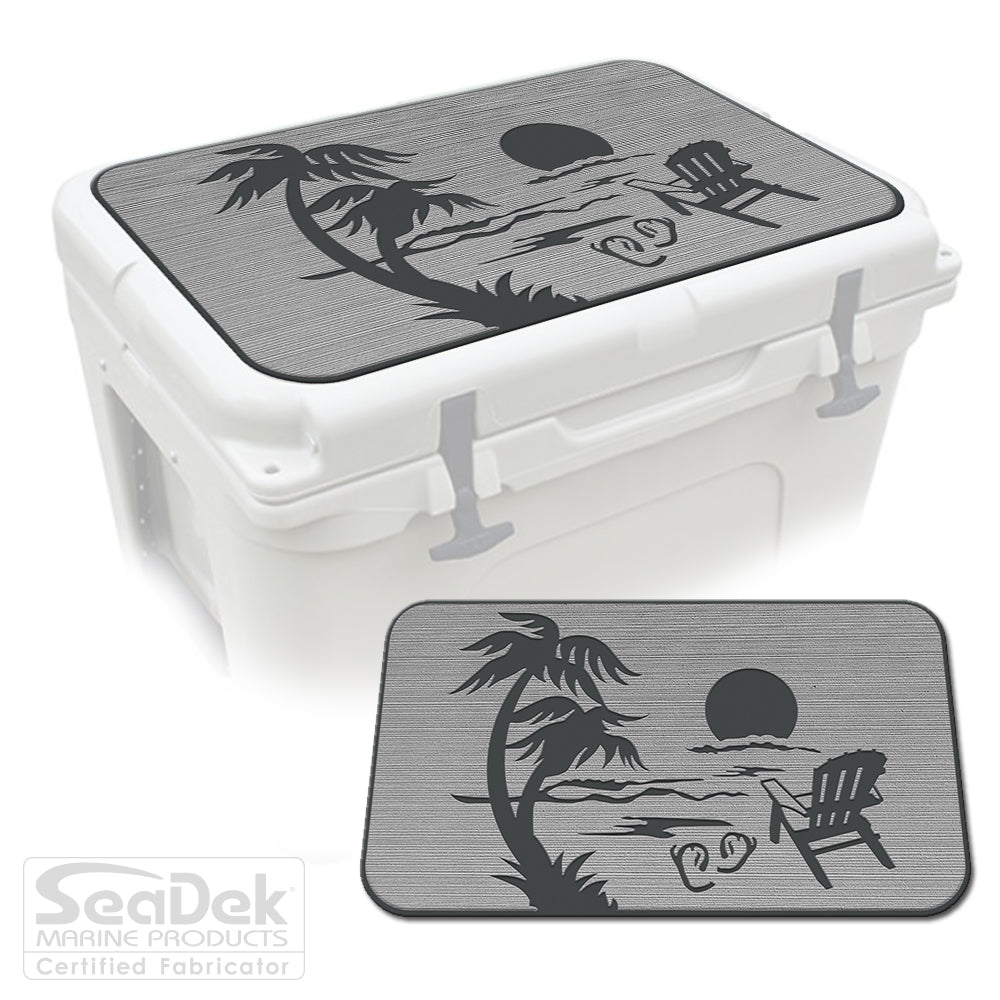 SeaDek Cooler Pad Marine EVA Mat by USATuff Fits YETI RTIC ORCA Ozark Trail Traction Non-Slip Seat Pad