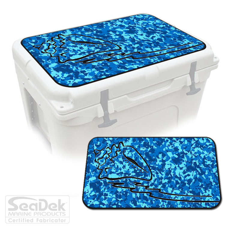 SeaDek Cooler Pad Marine EVA Mat by USATuff Fits YETI RTIC ORCA Ozark Trail Traction Non-Slip Seat Pad