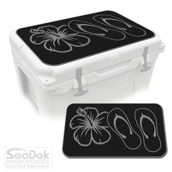 SeaDek Cooler Pad Top YETI RTIC ORCA BEACH FLOWER SANDAL