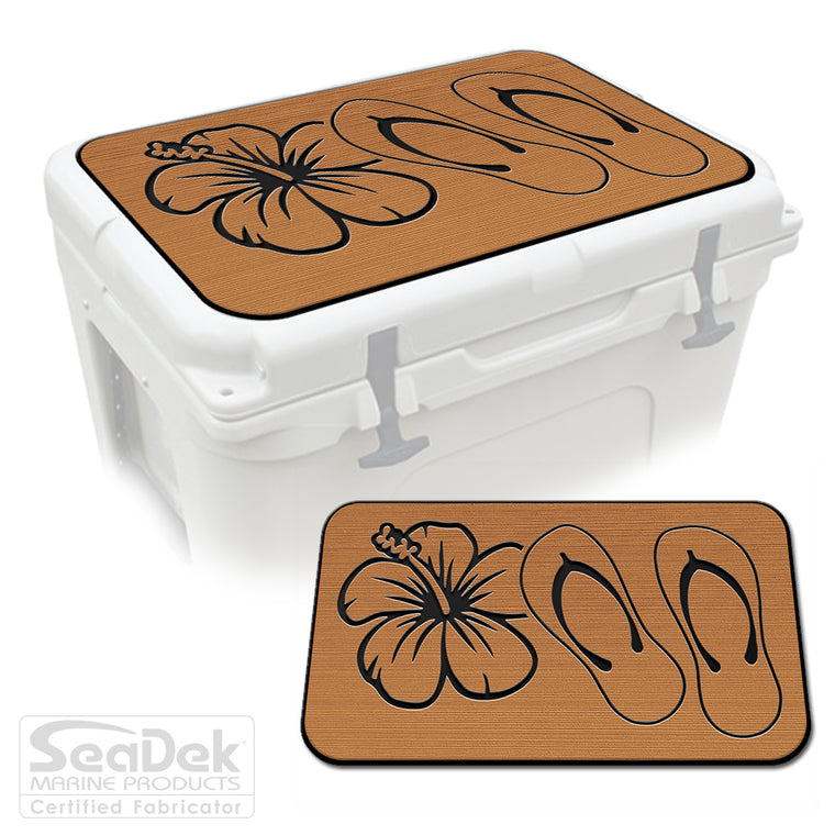 Mocha Black SeaDek Cooler Pad Marine EVA Mat by USATuff Fits YETI RTIC ORCA Ozark Trail Traction Non-Slip Seat Pad