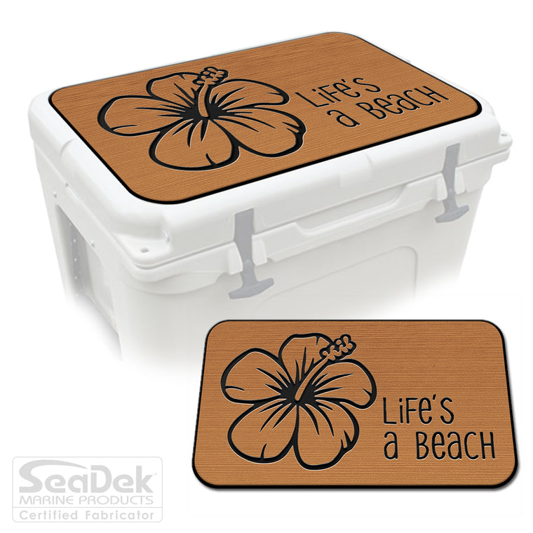 Mocha Black SeaDek Cooler Pad Marine EVA Mat by USATuff Fits YETI RTIC ORCA Ozark Trail Traction Non-Slip Seat Pad