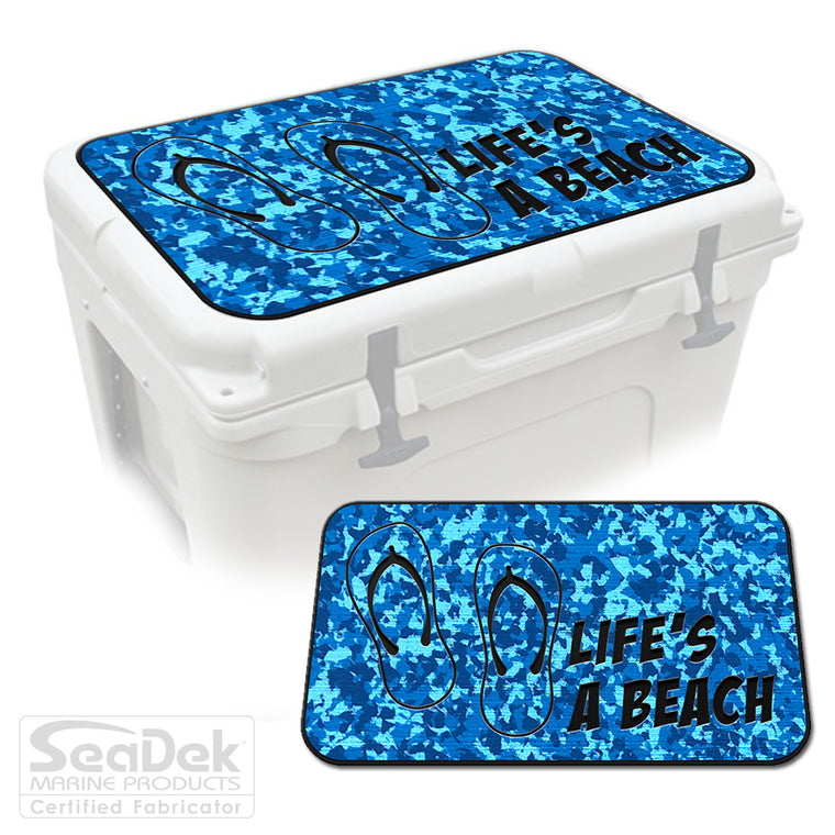 SeaDek Cooler Pad Marine EVA Mat by USATuff Fits YETI RTIC ORCA Ozark Trail Traction Non-Slip Seat Pad