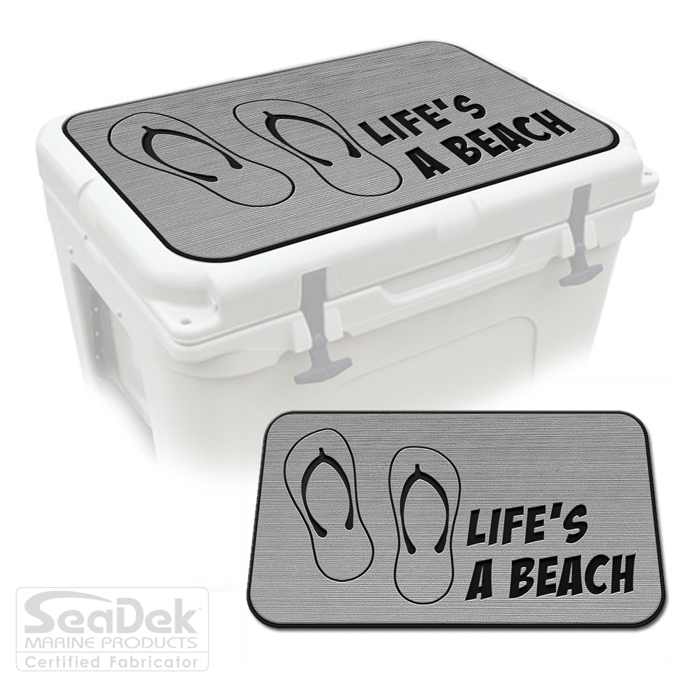 SeaDek Cooler Pad Marine EVA Mat by USATuff Fits YETI RTIC ORCA Ozark Trail Traction Non-Slip Seat Pad