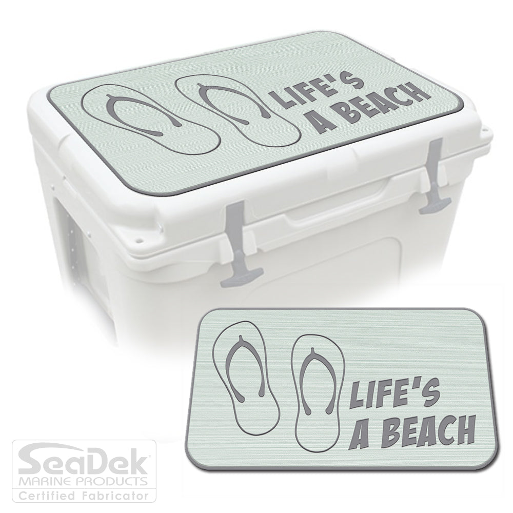 SeaDek Cooler Pad Marine EVA Mat by USATuff Fits YETI RTIC ORCA Ozark Trail Traction Non-Slip Seat Pad