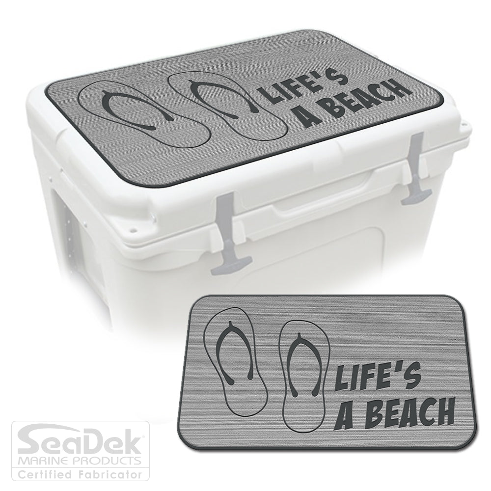 SeaDek Cooler Pad Marine EVA Mat by USATuff Fits YETI RTIC ORCA Ozark Trail Traction Non-Slip Seat Pad