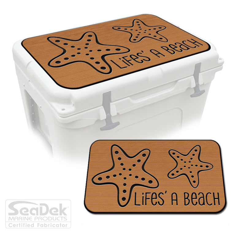 Mocha Black SeaDek Cooler Pad Marine EVA Mat by USATuff Fits YETI RTIC ORCA Ozark Trail Traction Non-Slip Seat Pad
