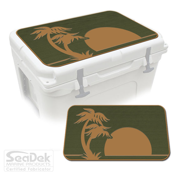 SeaDek Cooler Pad Marine EVA Mat by USATuff Fits YETI RTIC ORCA Ozark Trail Traction Non-Slip Seat Pad