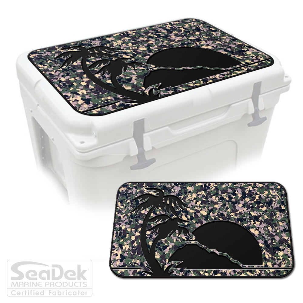 SeaDek Cooler Pad Marine EVA Mat by USATuff Fits YETI RTIC ORCA Ozark Trail Traction Non-Slip Seat Pad