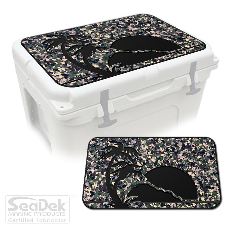 SeaDek Cooler Pad Marine EVA Mat by USATuff Fits YETI RTIC ORCA Ozark Trail Traction Non-Slip Seat Pad