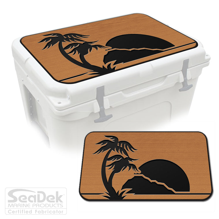 Mocha Black SeaDek Cooler Pad Marine EVA Mat by USATuff Fits YETI RTIC ORCA Ozark Trail Traction Non-Slip Seat Pad