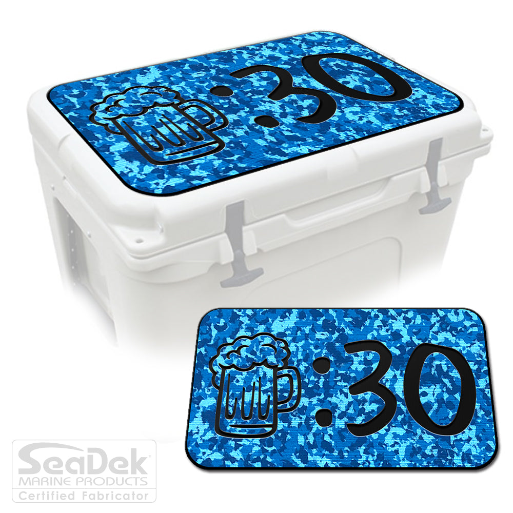 SeaDek Cooler Pad Marine EVA Mat by USATuff Fits YETI RTIC ORCA Ozark Trail Traction Non-Slip Seat Pad