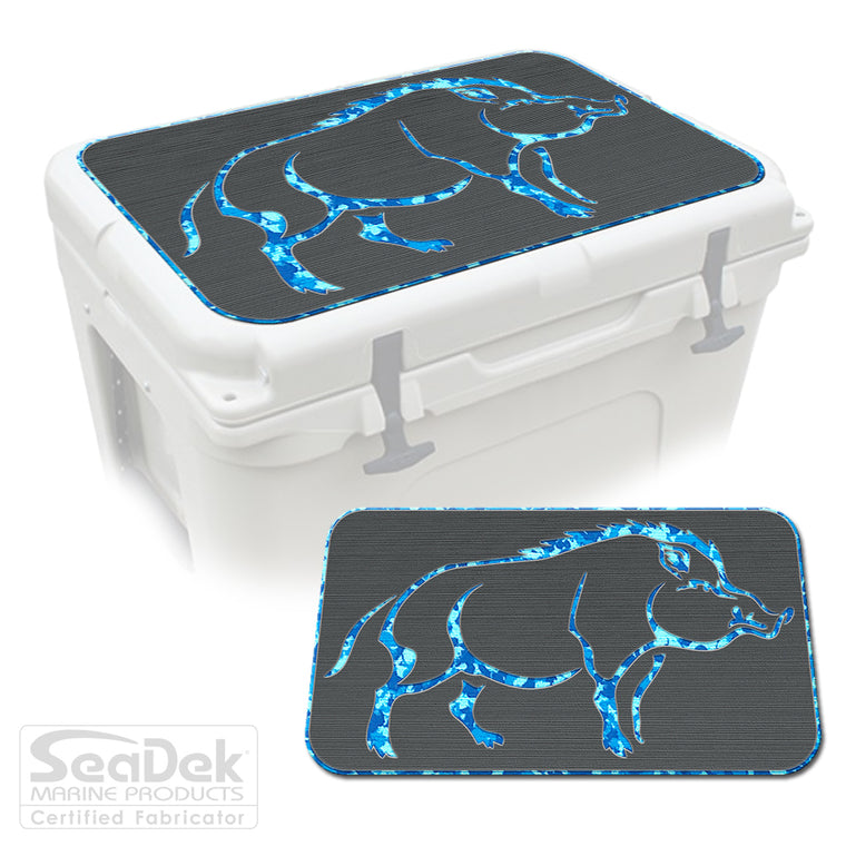SeaDek Cooler Pad Marine EVA Mat by USATuff Fits YETI RTIC ORCA Ozark Trail Traction Non-Slip Seat Pad