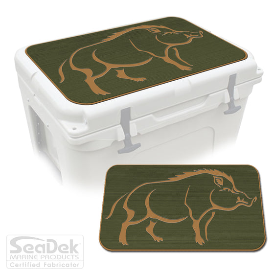 SeaDek Cooler Pad Marine EVA Mat by USATuff Fits YETI RTIC ORCA Ozark Trail Traction Non-Slip Seat Pad