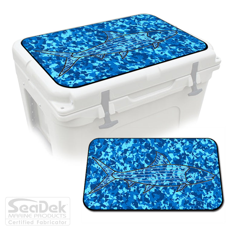 SeaDek Cooler Pad Marine EVA Mat by USATuff Fits YETI RTIC ORCA Ozark Trail Traction Non-Slip Seat Pad