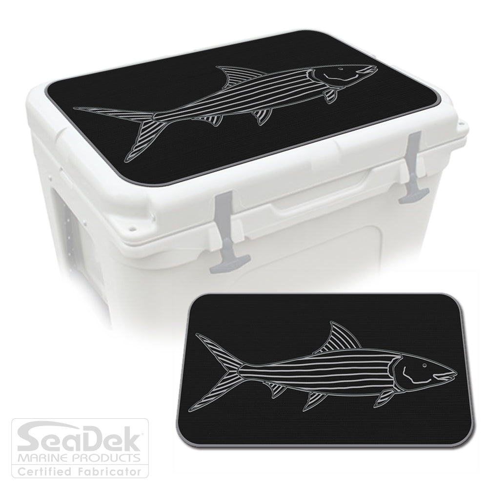 SeaDek Cooler Pad Top YETI RTIC ORCA US Flag SD Bonefish