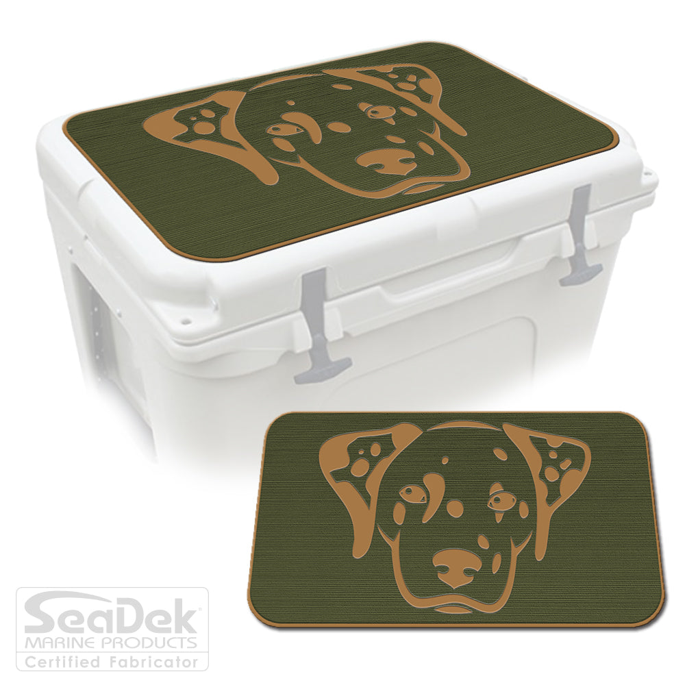 SeaDek Cooler Pad Marine EVA Mat by USATuff Fits YETI RTIC ORCA Ozark Trail Traction Non-Slip Seat Pad