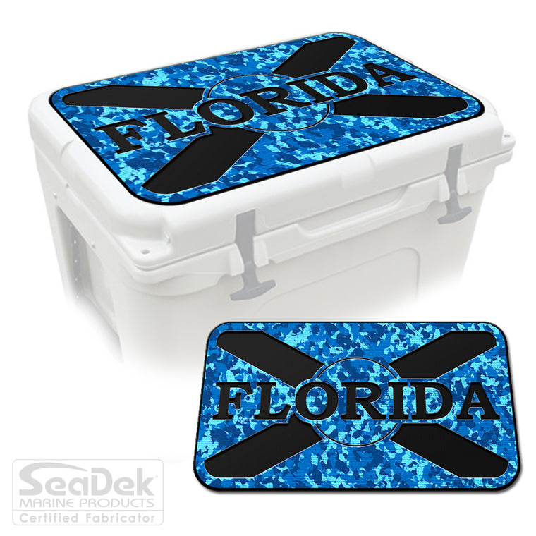 SeaDek Cooler Pad Marine EVA Mat by USATuff Fits YETI RTIC ORCA Ozark Trail Traction Non-Slip Seat Pad