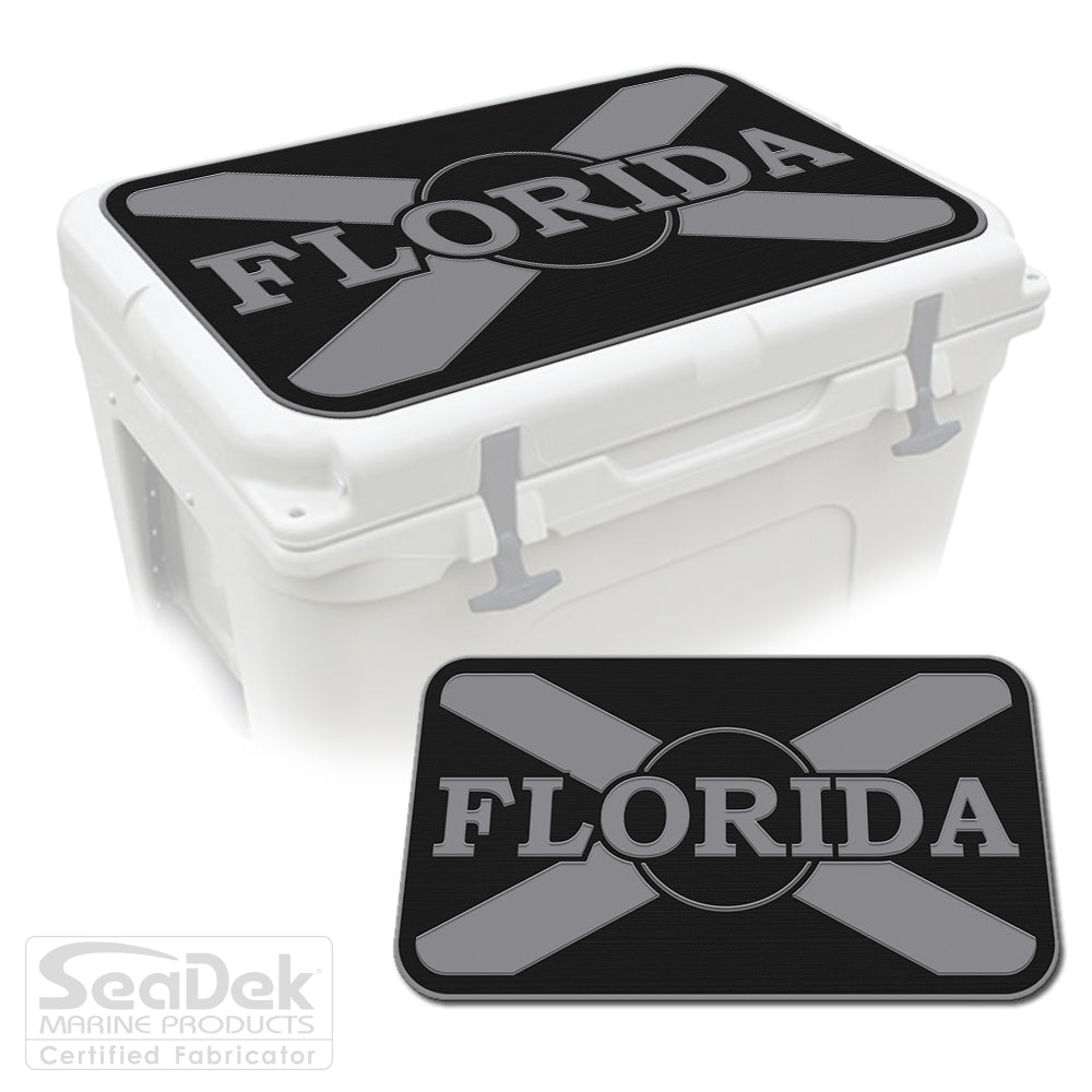 SeaDek Cooler Pad Top YETI RTIC ORCA FLORIDA FLAG