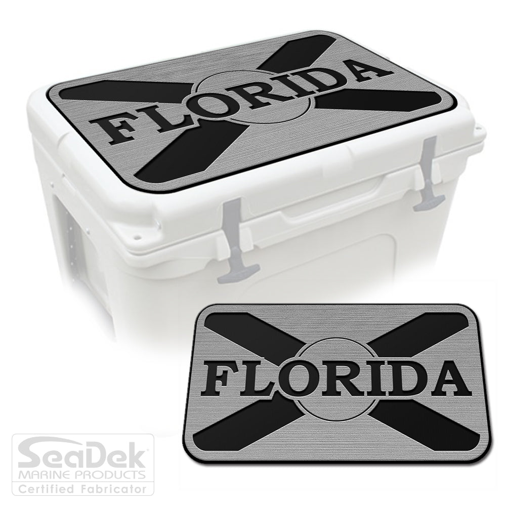 SeaDek Cooler Pad Marine EVA Mat by USATuff Fits YETI RTIC ORCA Ozark Trail Traction Non-Slip Seat Pad