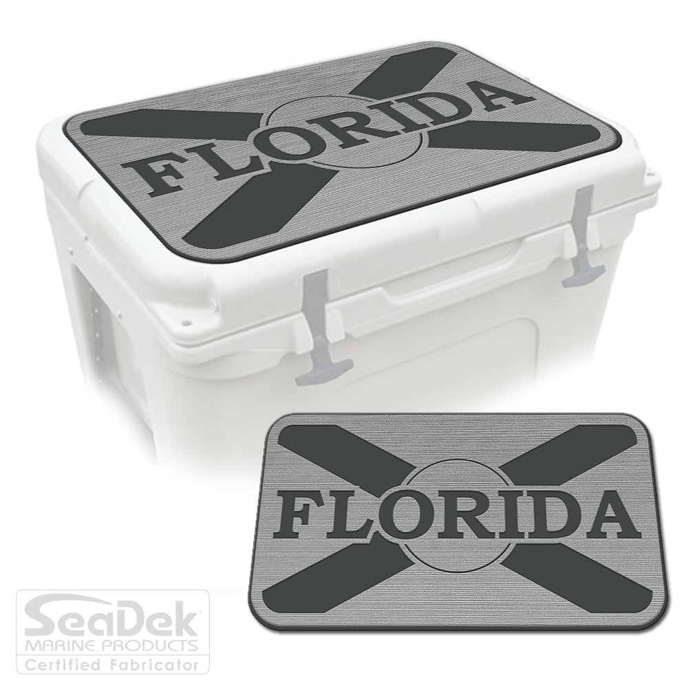 SeaDek Cooler Pad Marine EVA Mat by USATuff Fits YETI RTIC ORCA Ozark Trail Traction Non-Slip Seat Pad