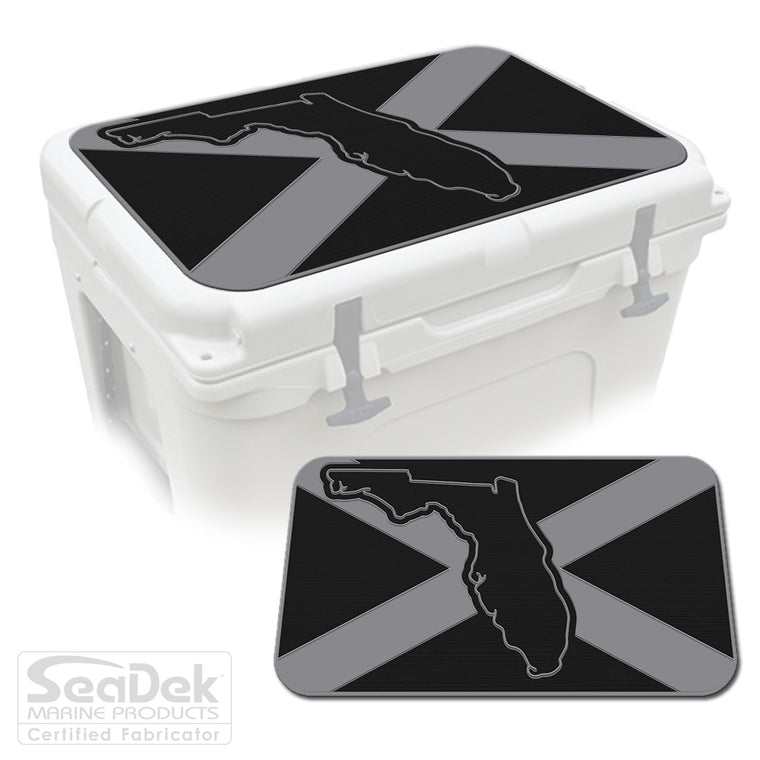 SeaDek Cooler Pad Top YETI RTIC ORCA FLORIDA FLAG 2