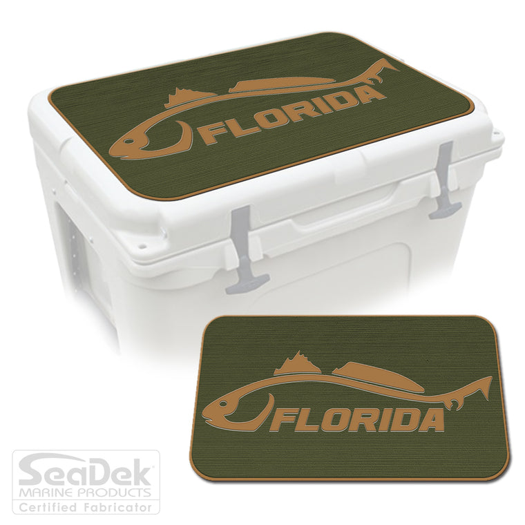 SeaDek Cooler Pad Marine EVA Mat by USATuff Fits YETI RTIC ORCA Ozark Trail Traction Non-Slip Seat Pad