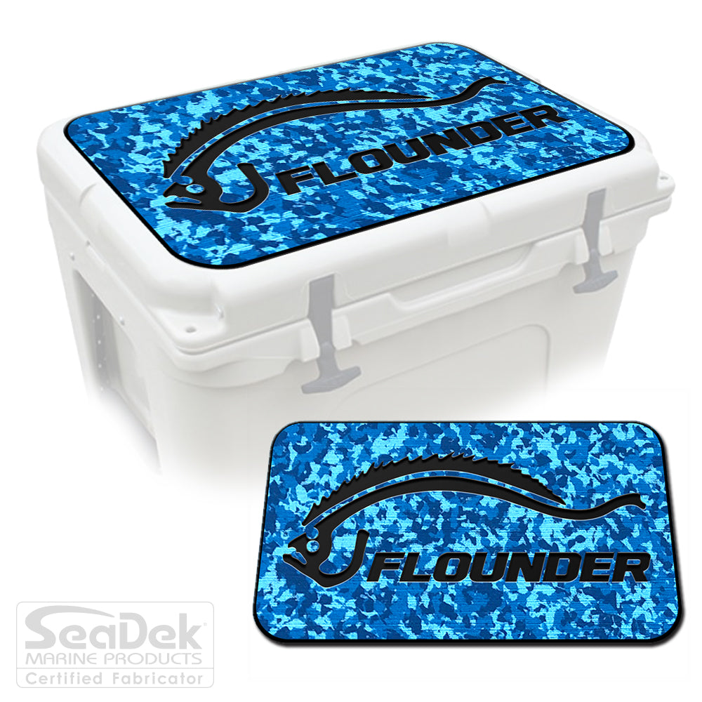 SeaDek Cooler Pad Marine EVA Mat by USATuff Fits YETI RTIC ORCA Ozark Trail Traction Non-Slip Seat Pad