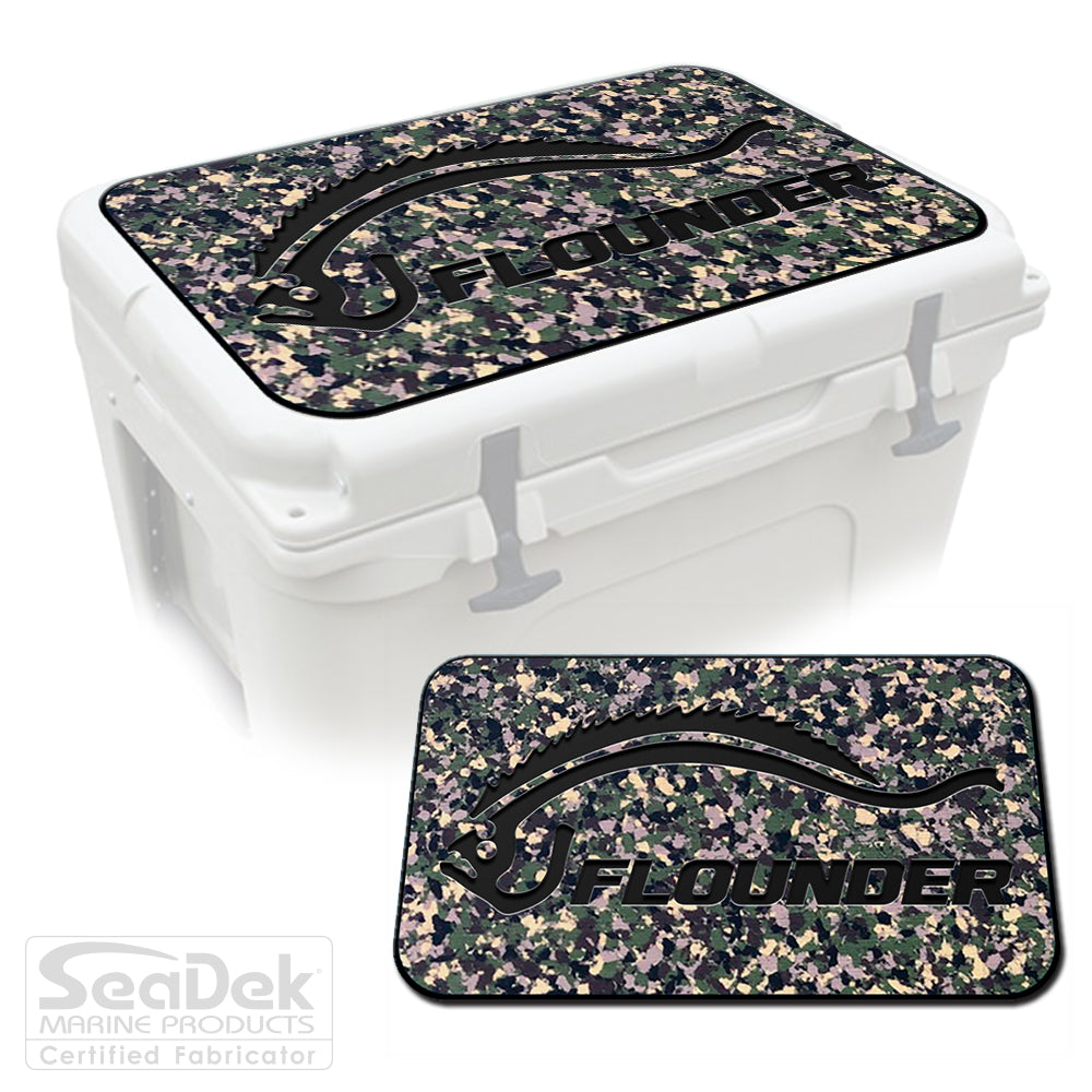 SeaDek Cooler Pad Marine EVA Mat by USATuff Fits YETI RTIC ORCA Ozark Trail Traction Non-Slip Seat Pad