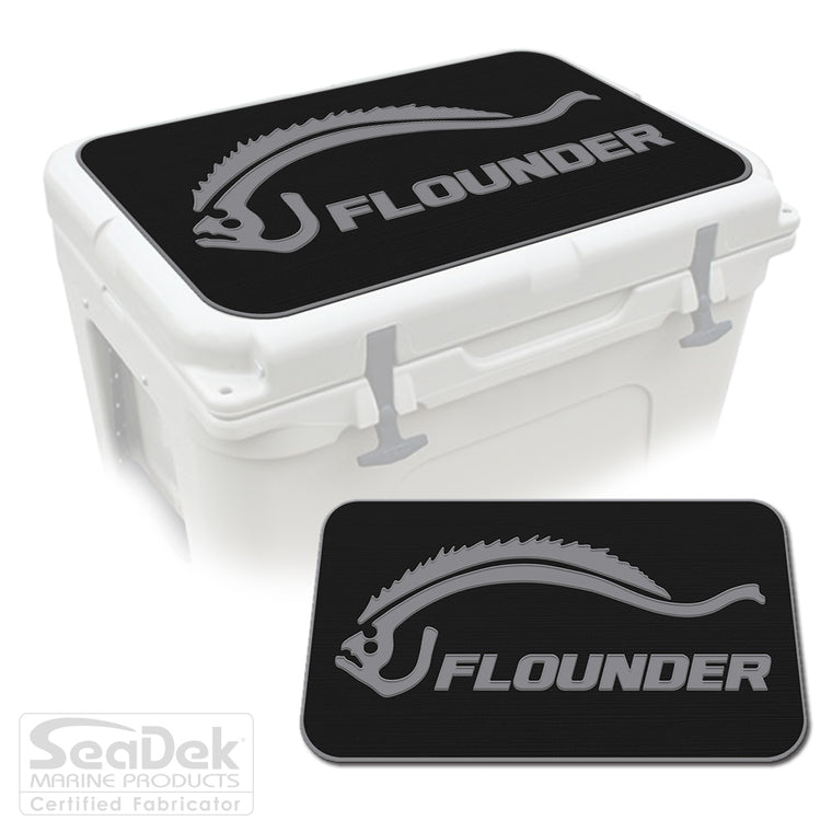SeaDek Cooler Pad Top YETI RTIC ORCA US Flag Flounder Name