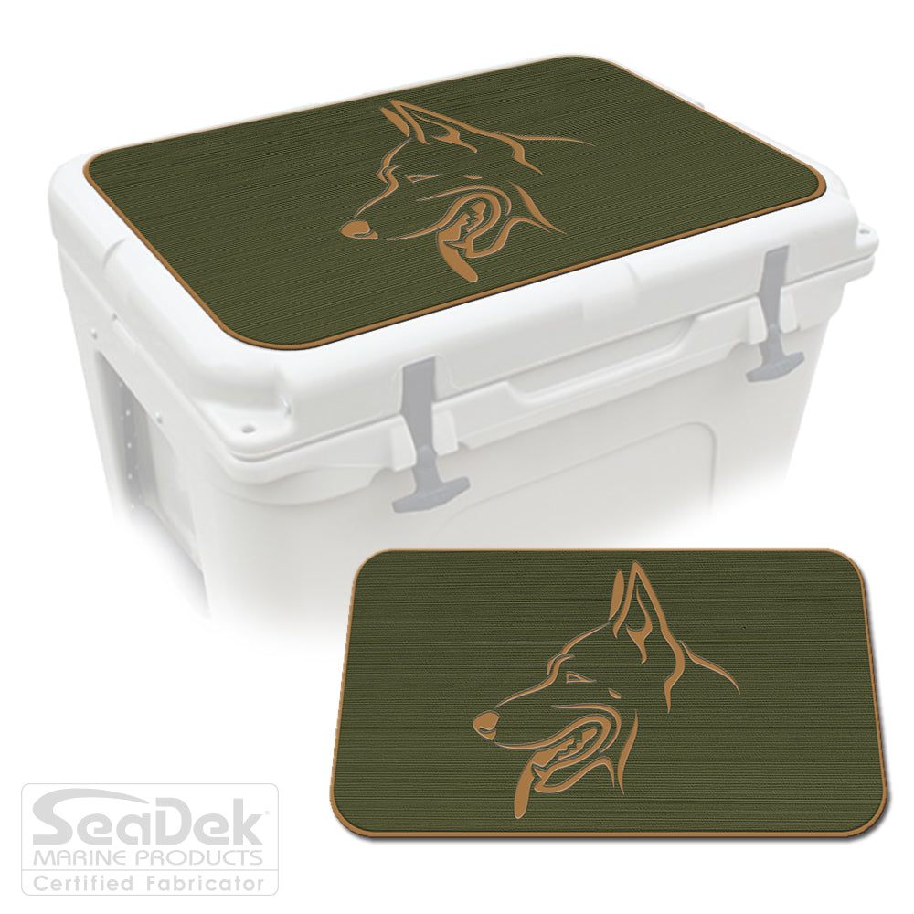 SeaDek Cooler Pad Marine EVA Mat by USATuff Fits YETI RTIC ORCA Ozark Trail Traction Non-Slip Seat Pad