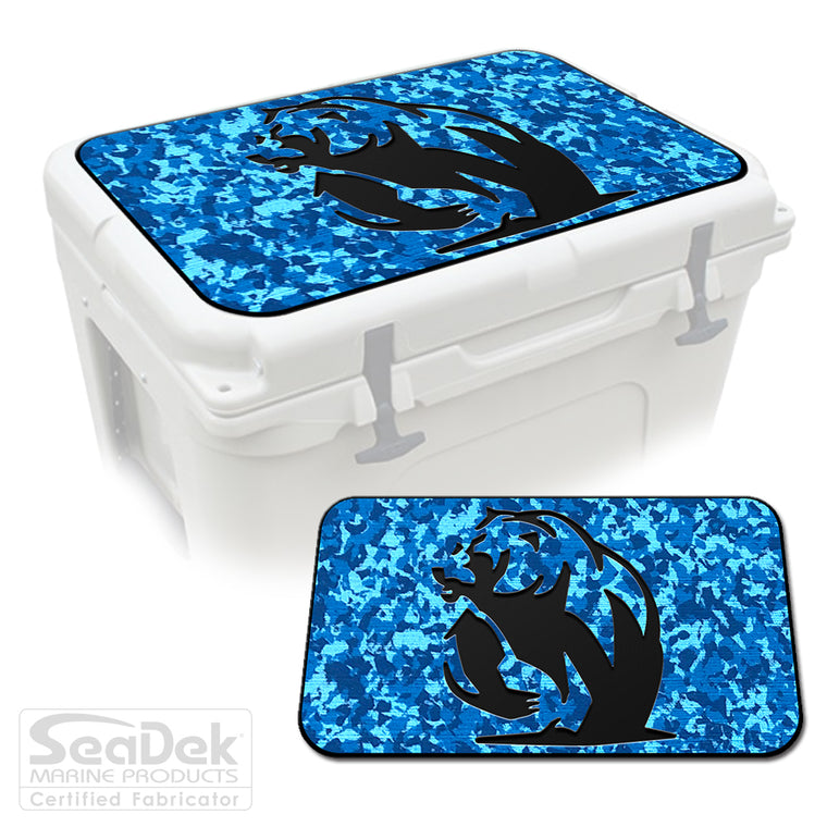 SeaDek Cooler Pad Marine EVA Mat by USATuff Fits YETI RTIC ORCA Ozark Trail Traction Non-Slip Seat Pad