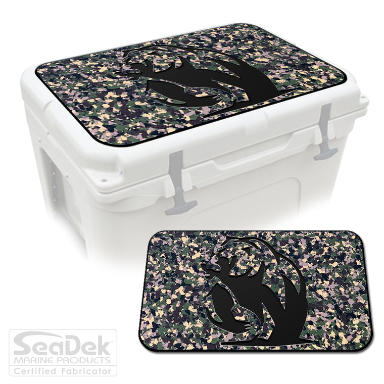 SeaDek Cooler Pad Marine EVA Mat by USATuff Fits YETI RTIC ORCA Ozark Trail Traction Non-Slip Seat Pad