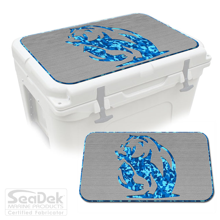 SeaDek Cooler Pad Marine EVA Mat by USATuff Fits YETI RTIC ORCA Ozark Trail Traction Non-Slip Seat Pad