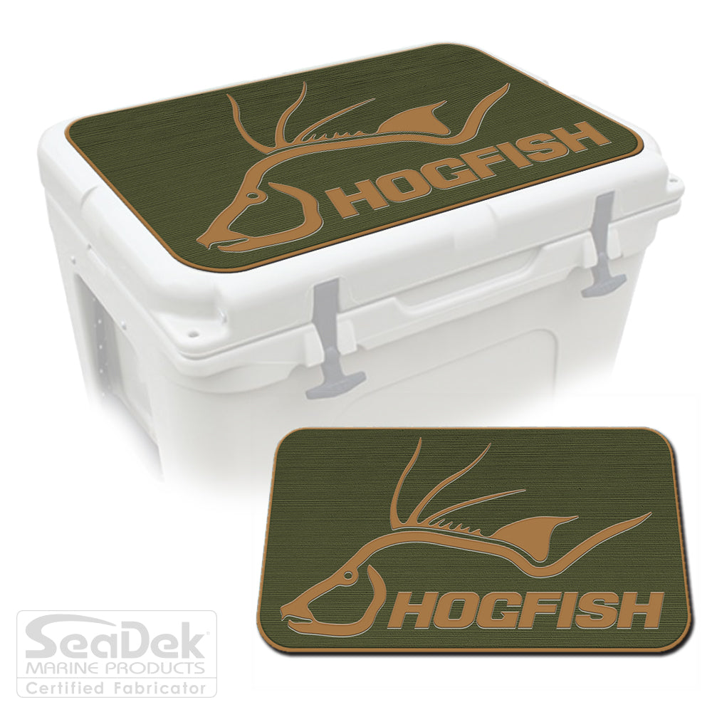 SeaDek Cooler Pad Marine EVA Mat by USATuff Fits YETI RTIC ORCA Ozark Trail Traction Non-Slip Seat Pad