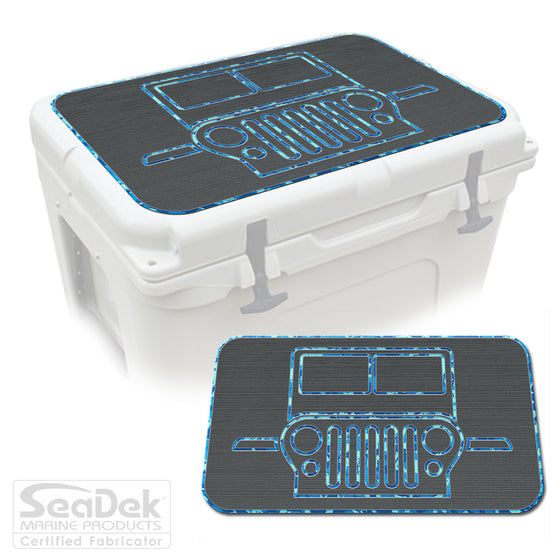 SeaDek Cooler Pad Marine EVA Mat by USATuff Fits YETI RTIC ORCA Ozark Trail Traction Non-Slip Seat Pad
