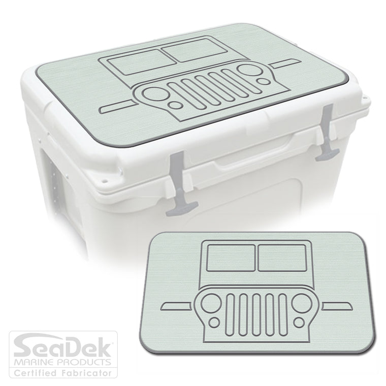 SeaDek Cooler Pad Marine EVA Mat by USATuff Fits YETI RTIC ORCA Ozark Trail Traction Non-Slip Seat Pad